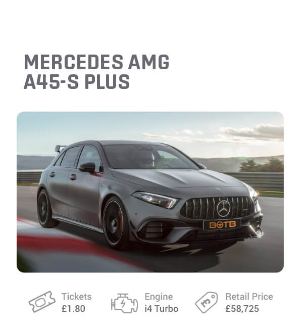 Mercedes AMG A45-S Plus giveaway prize