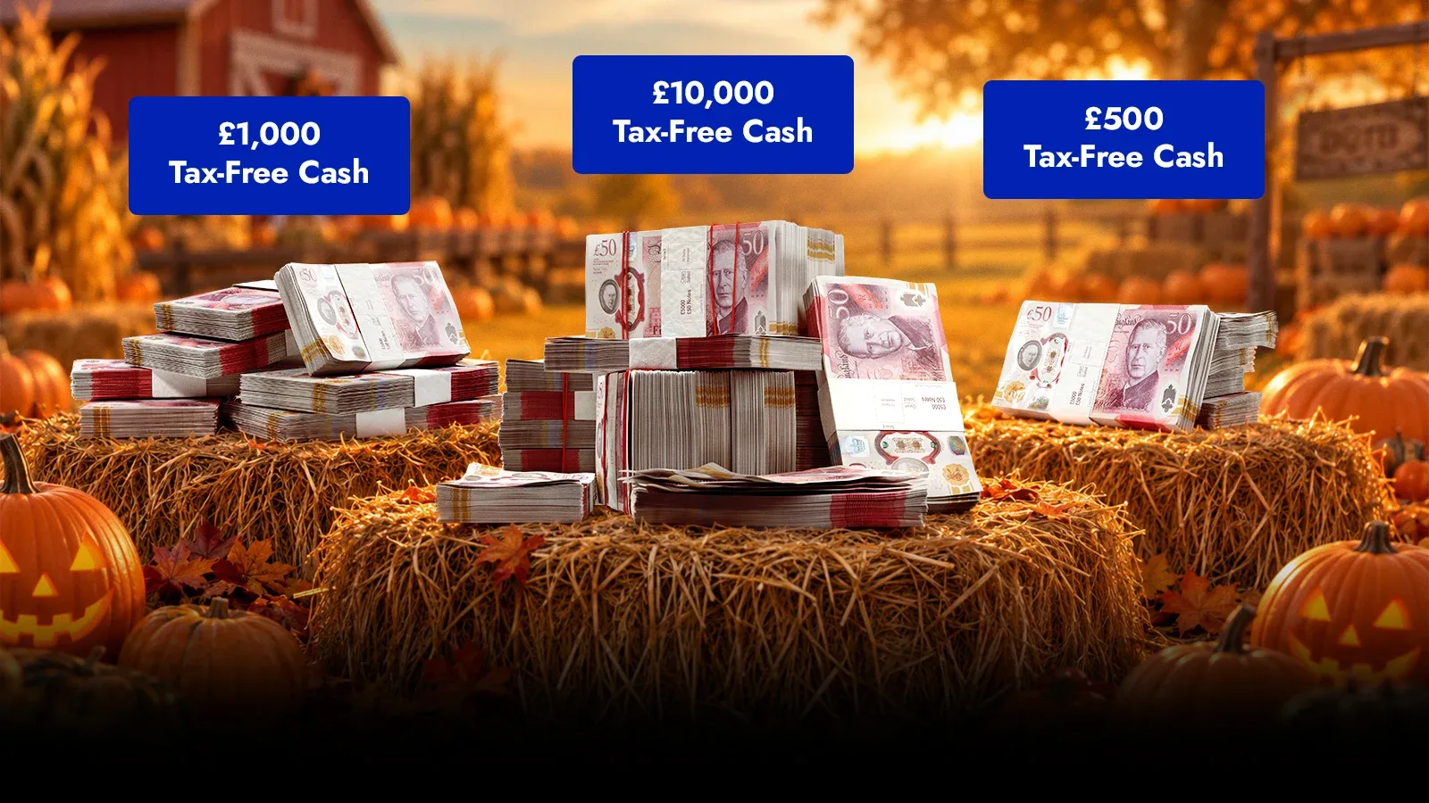   Now Live! Pumpkin Patch Harvest – £1.4M+ in Instant Wins for £1.99!