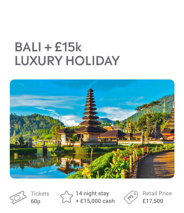Luxury Bali Holiday giveaway prize