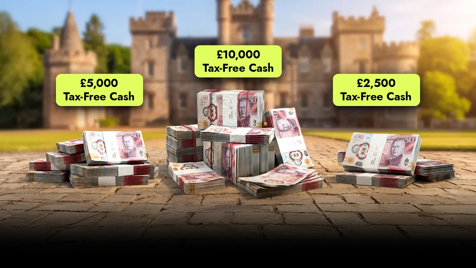   Just Launched! Enter The Castle Of Prizes - £800k Of Instant Wins Awaits You For 69p!