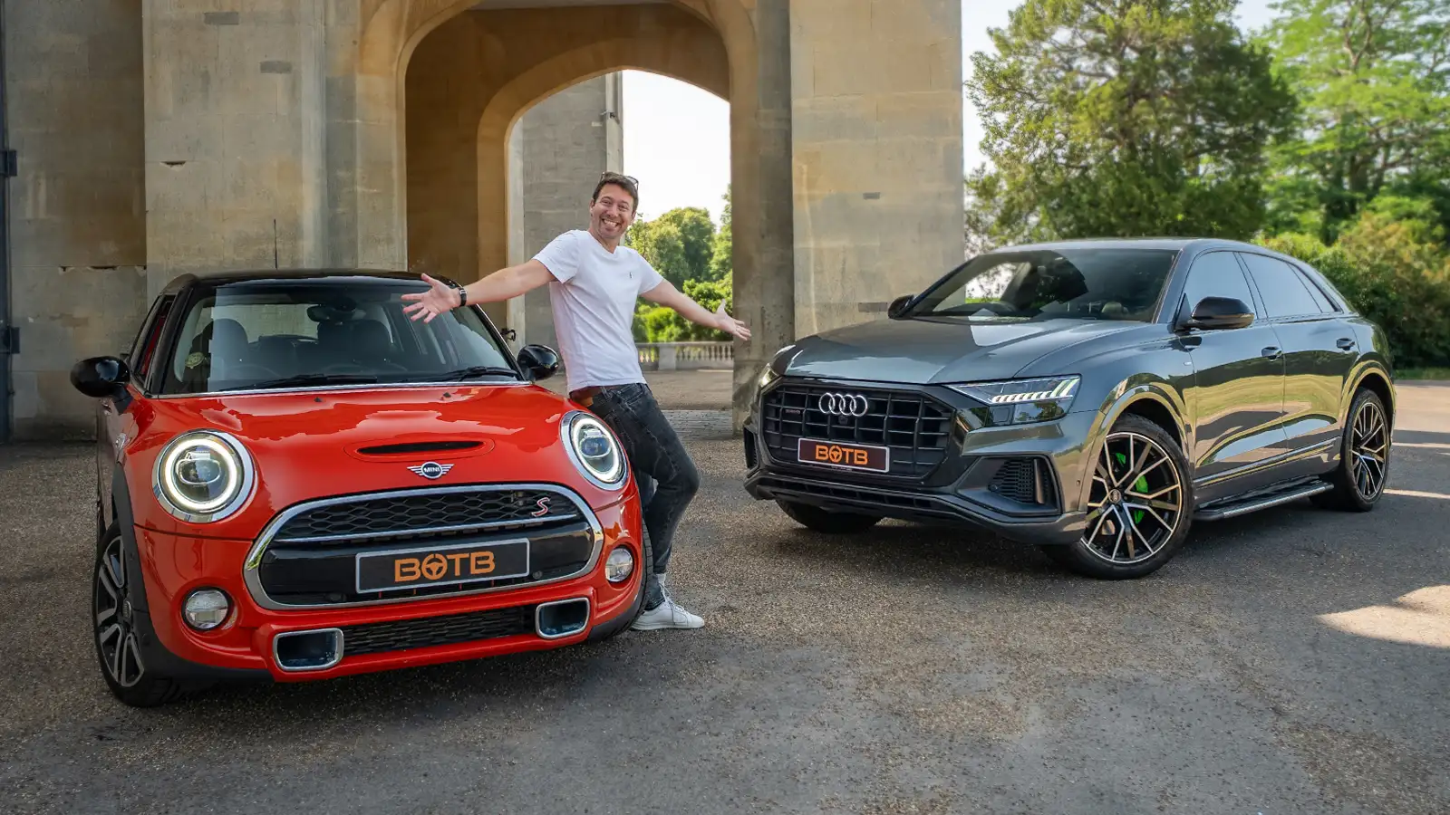   Two dream cars, one comp: win these custom Audi Q8 & Mini for 5p!
