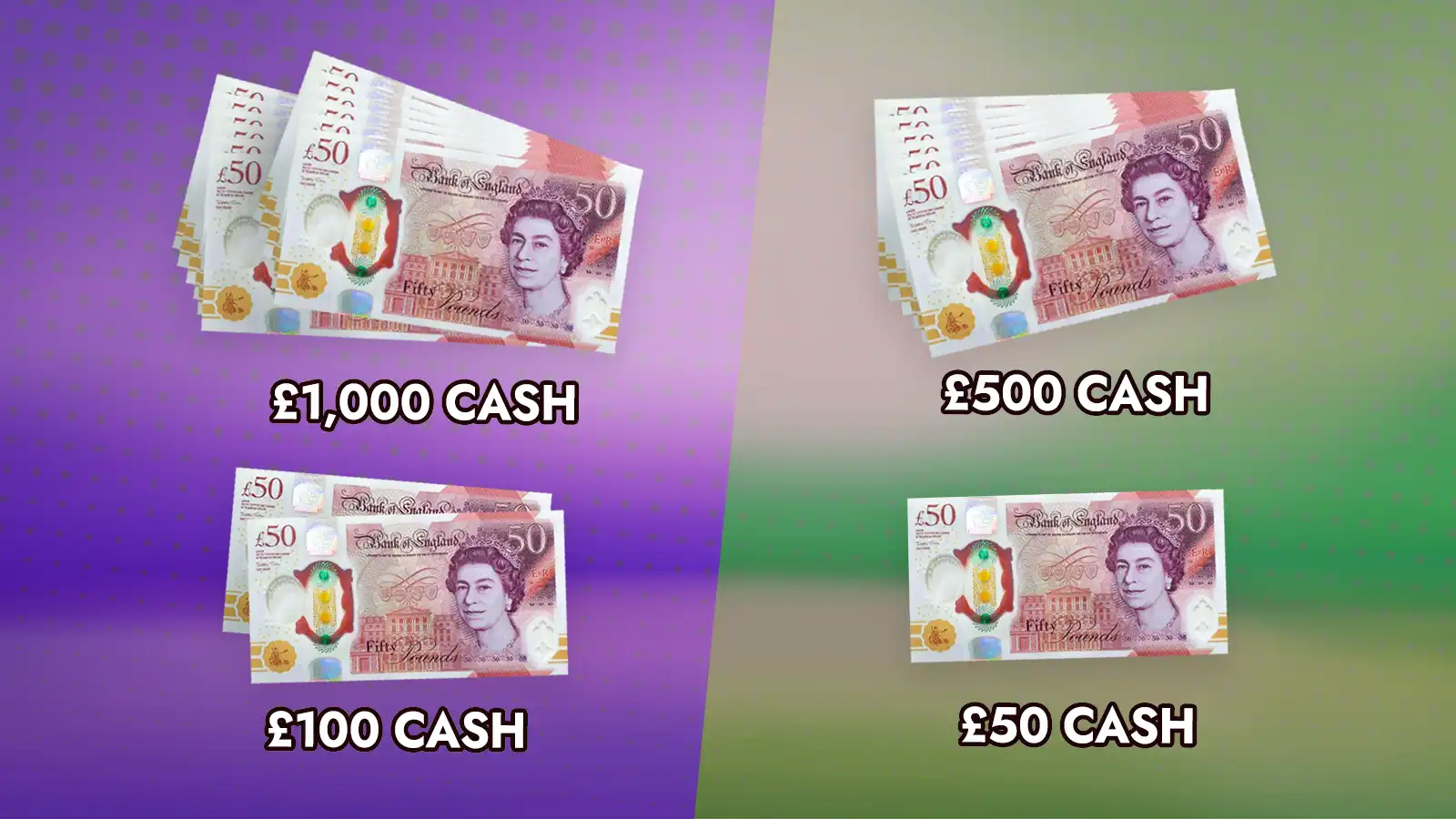   £1M Instant Wins – SUVs vs Sport Cars – Prize Every Time!