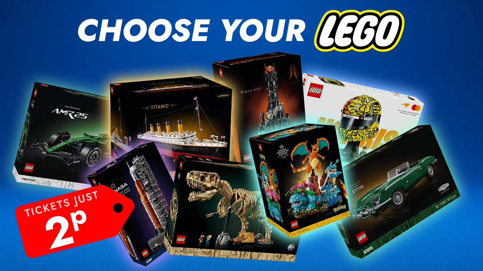   Win your choice of LEGO!