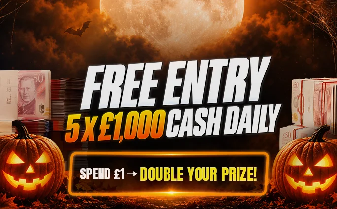 Win 5x £1000 Cash
