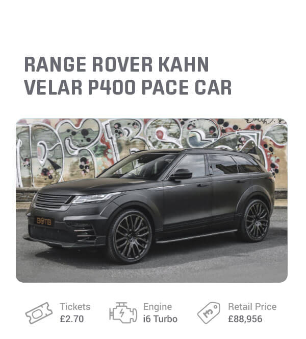 Range Rover Kahn Velar giveaway prize