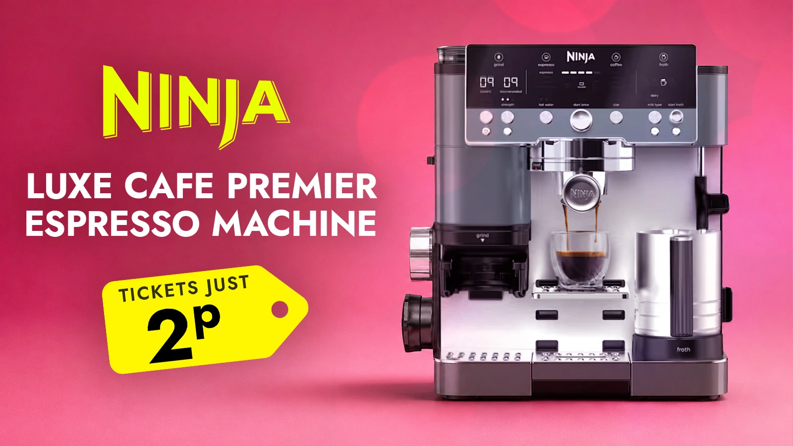   Win A Ninja Luxe Café Premier Plus Series Espresso Machine