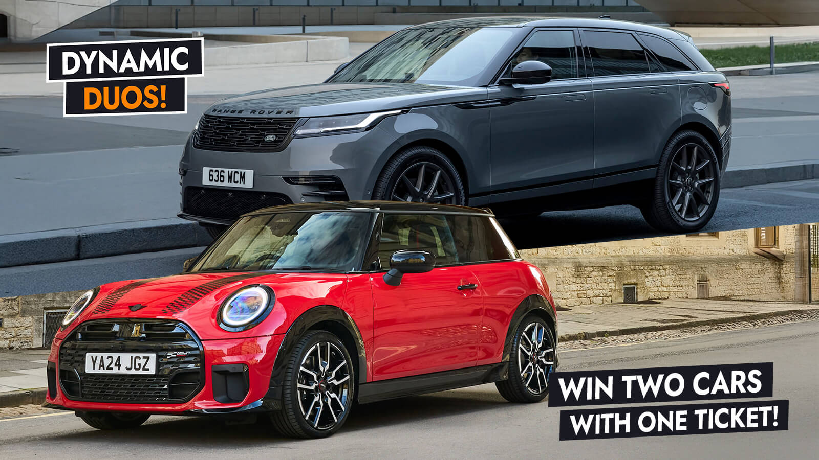 Mini Cooper S + Velar P400: Double Up!
