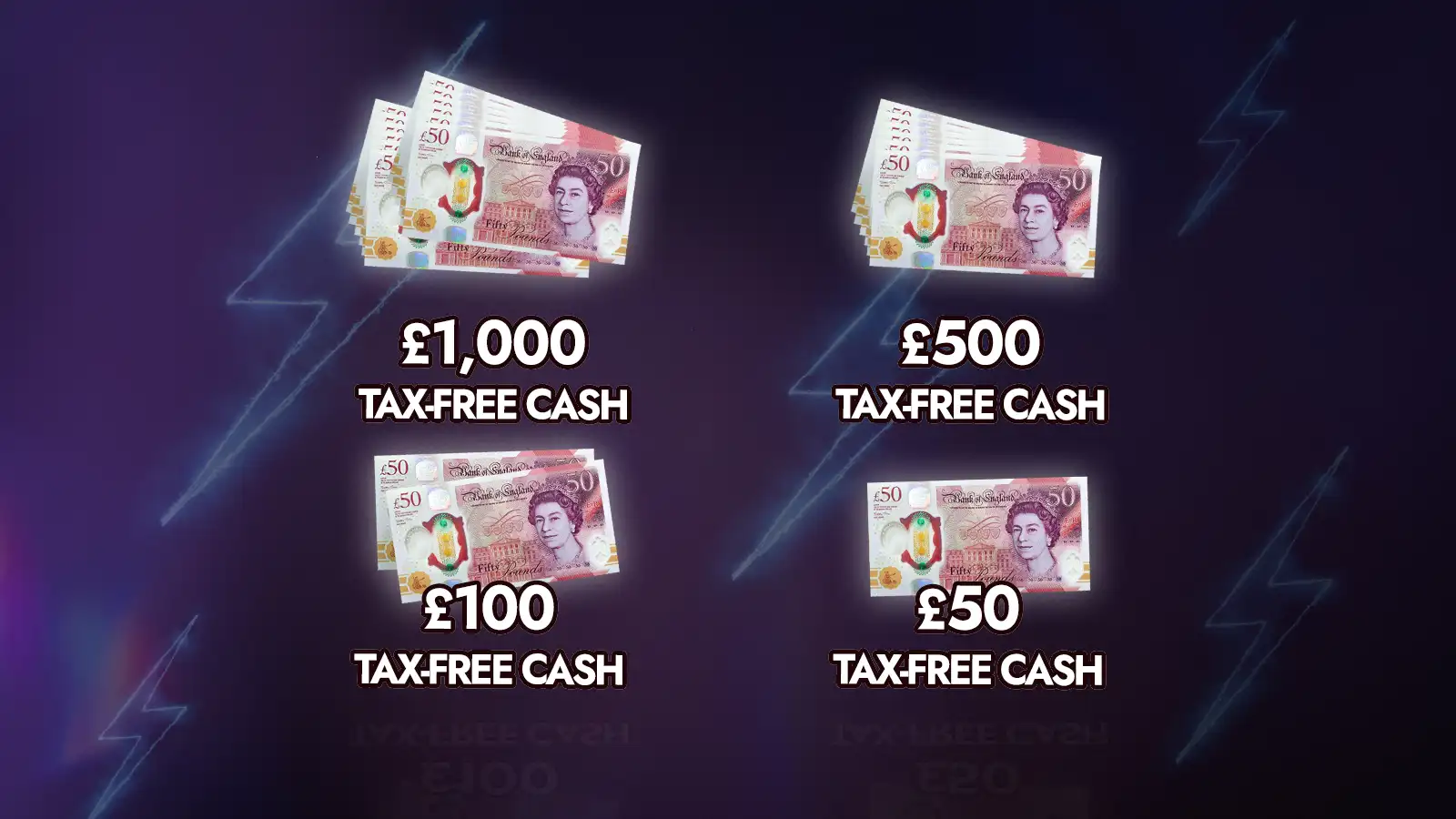£500k Instant Wins – Cash In A Flash!