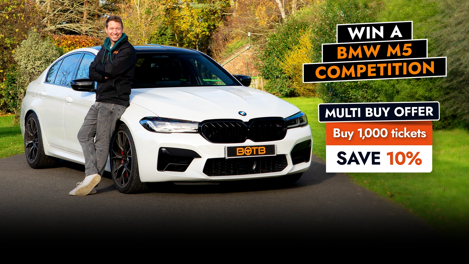   Yours To Win -  This Beastly £60,000 BMW M5 Competition