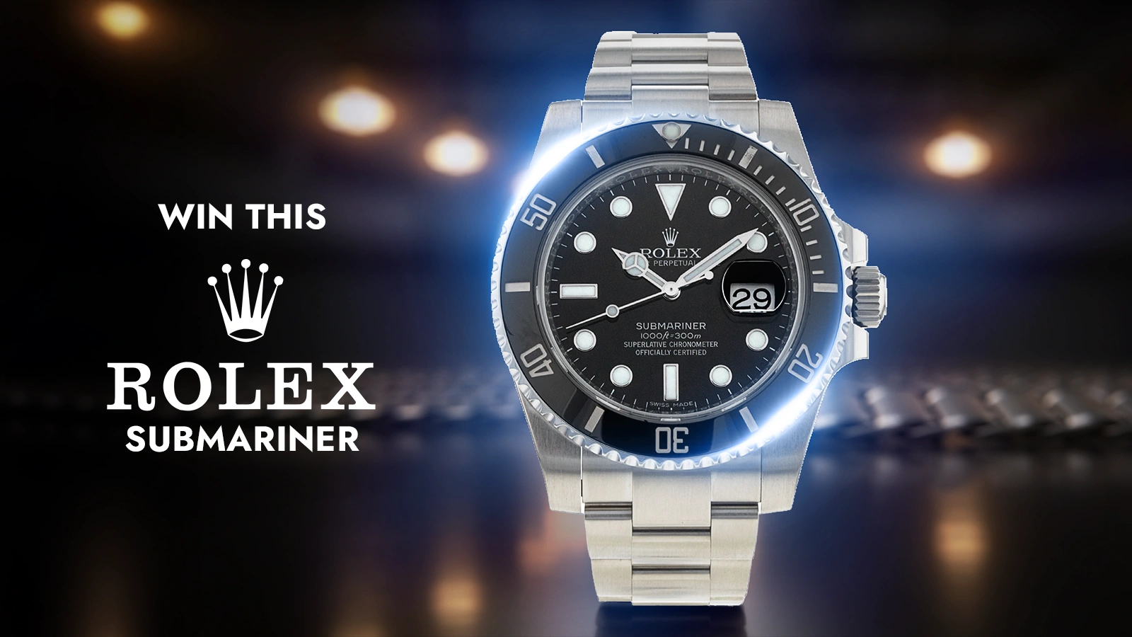   Win this Timeless Rolex Submariner!