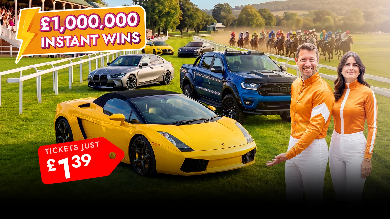   It's Here! Gallop To Glory To Be Crowned The Winner - £1M Instant Wins!