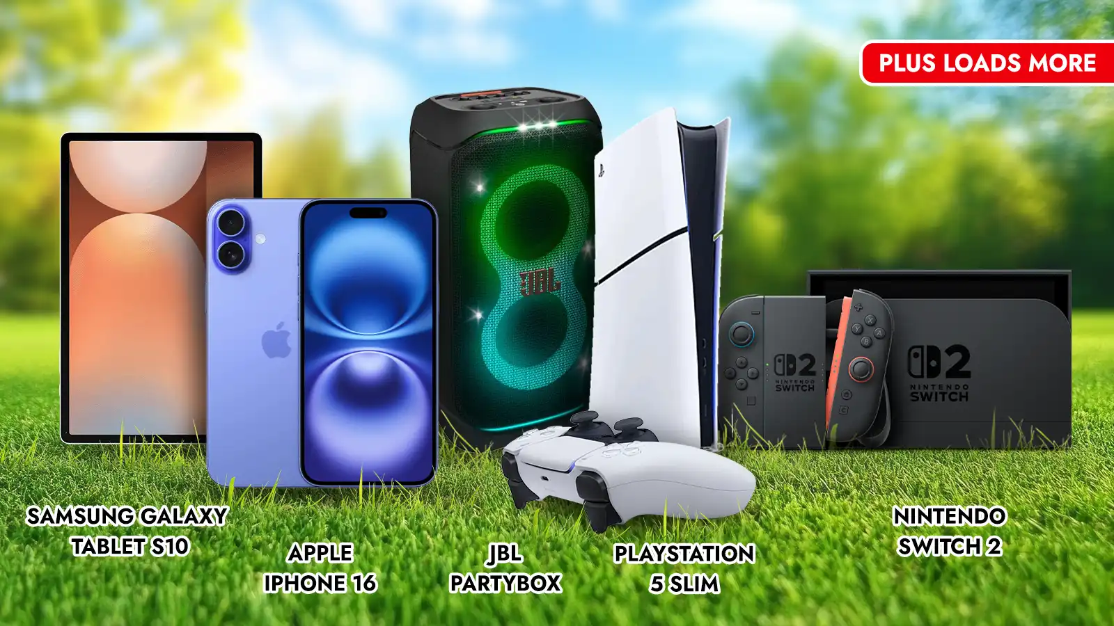 Win Your Summer Faves! £750k Worth Of Tech & Cash Up For Grabs