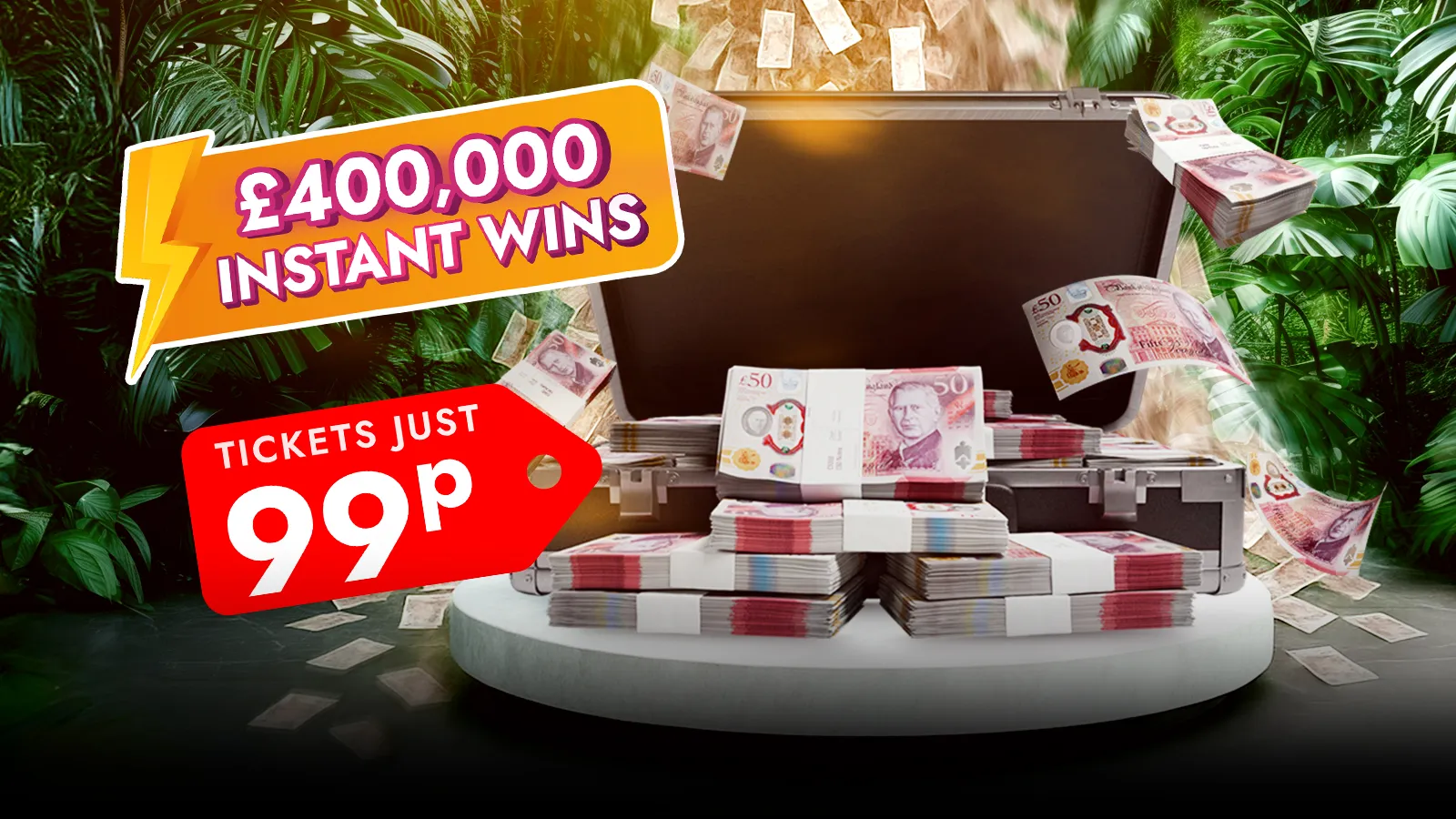 Cash Cascade – £400,000 Instant Wins Are Pouring Down!