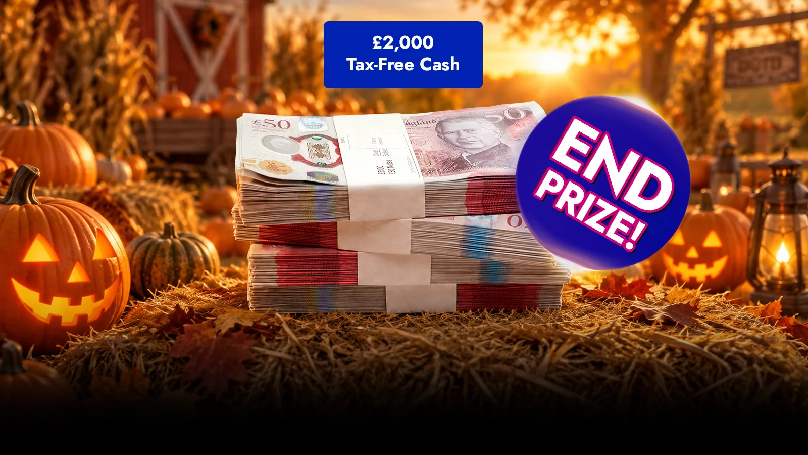   Now Live! Pumpkin Patch Harvest – £1.4M+ in Instant Wins for £1.99!