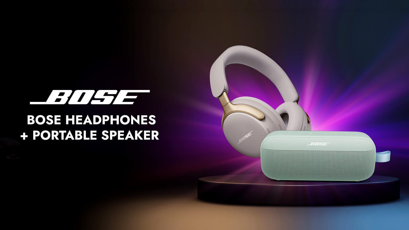   Win Bose QuietComfort Ultra Headphones & SoundLink Flex Portable Speaker