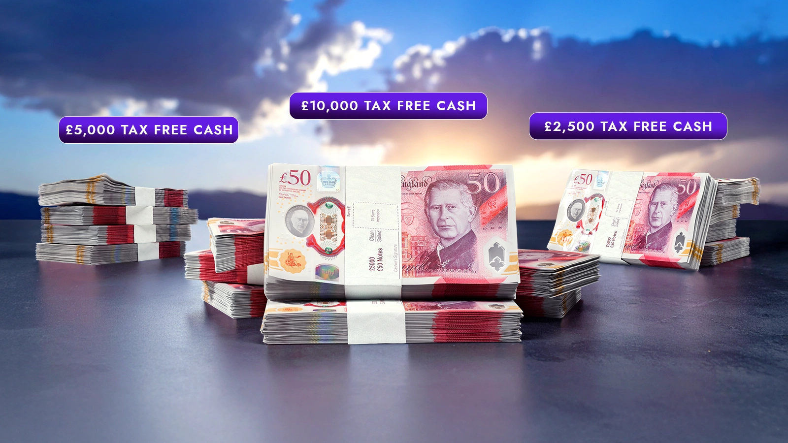   Prizes are Falling From the Sky – £600k Prize Every Time!