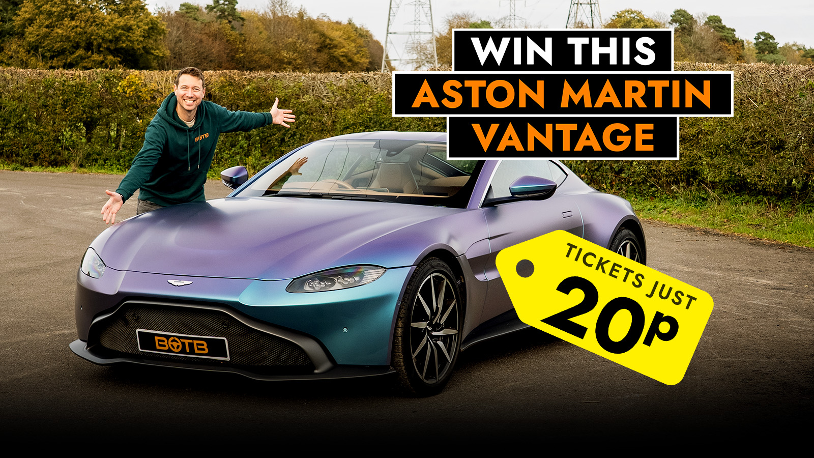   20p For British Excellence – Win This Aston Martin Vantage!
