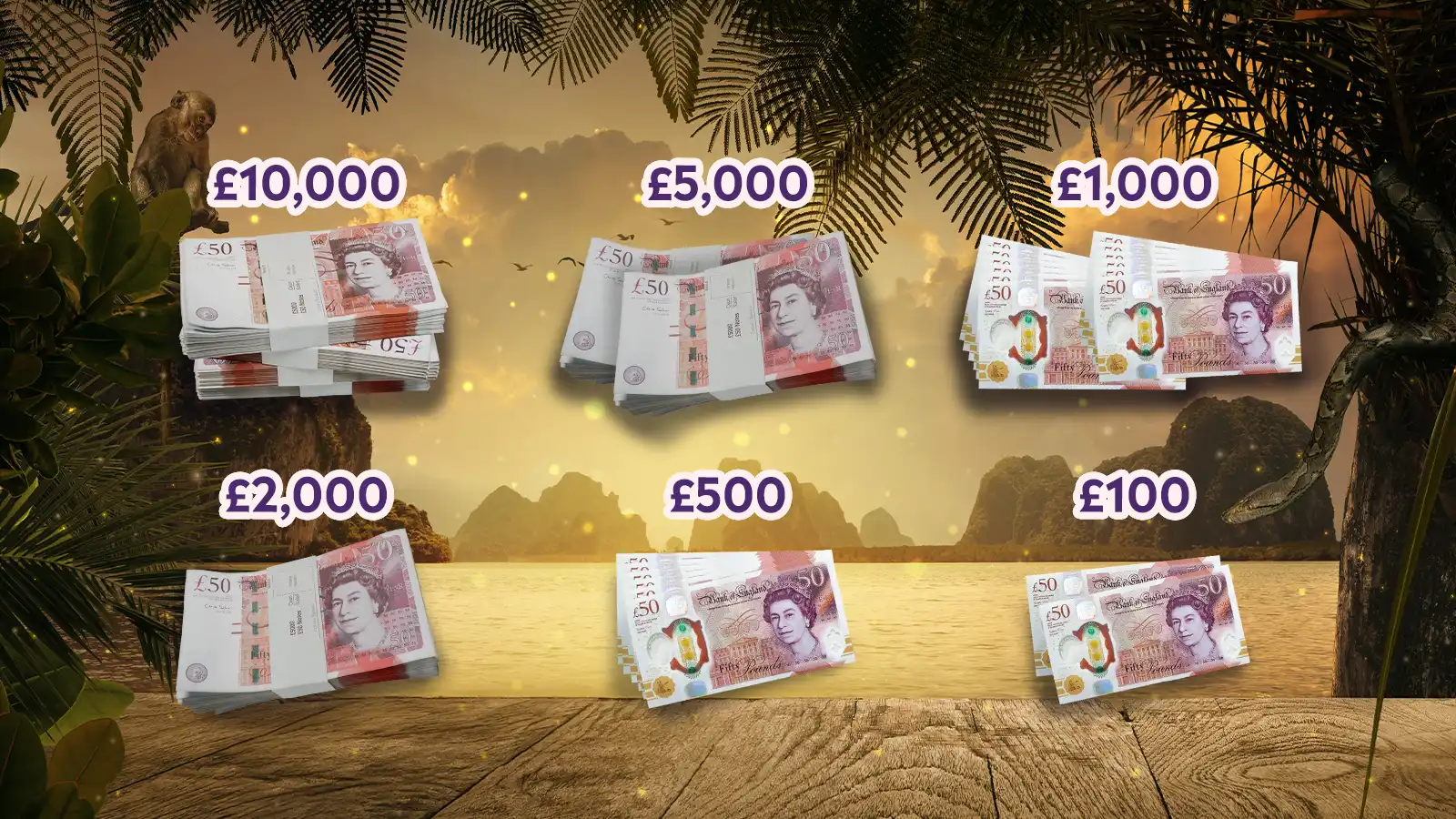   £300k Instant Wins – Treasure Island!