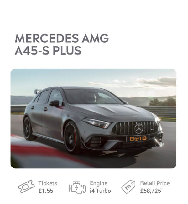 Mercedes AMG A45-S Plus giveaway prize