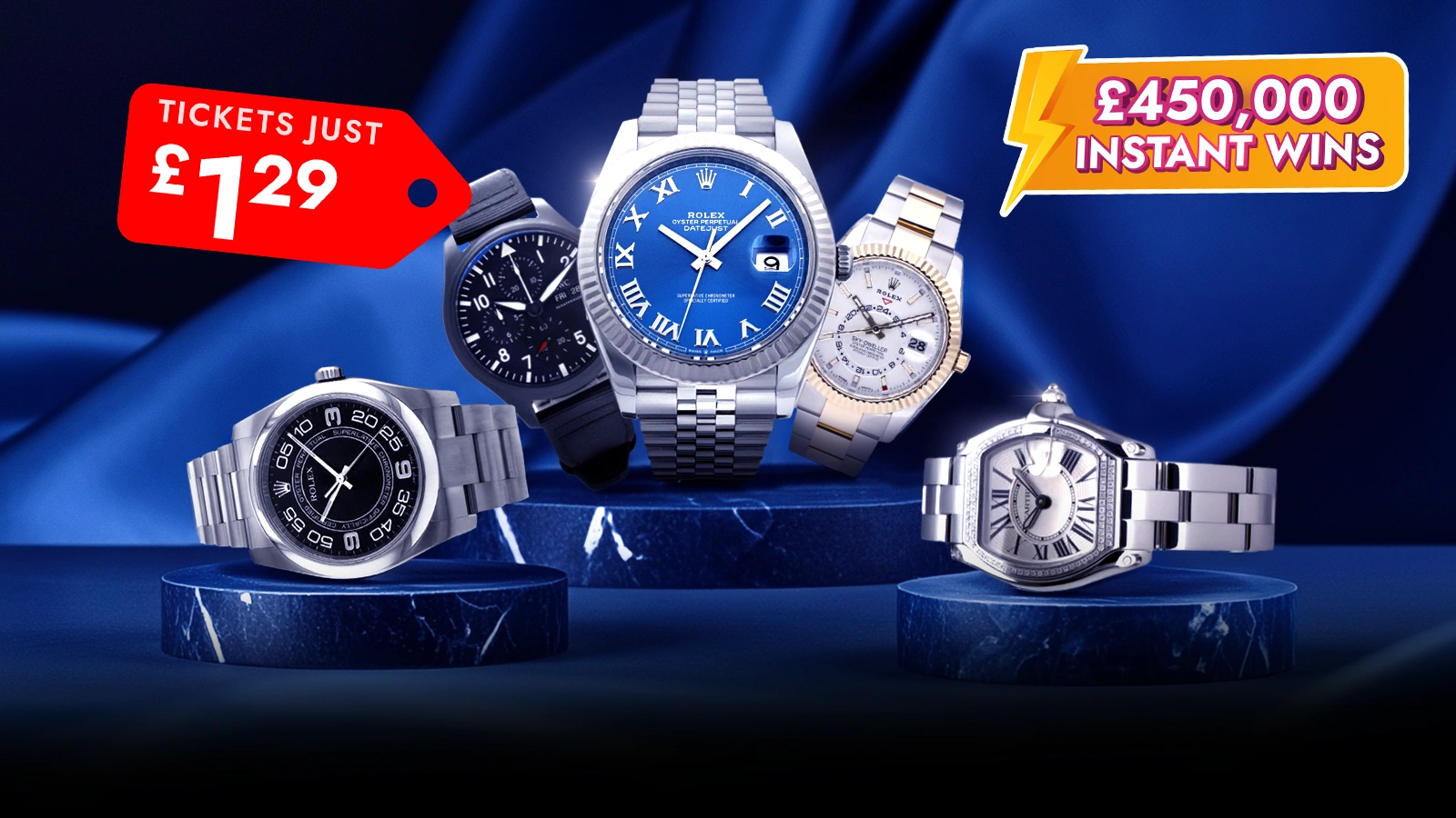   Instantly Win 12 Terrific Timepieces –  275,000 Prizes Up For Grabs