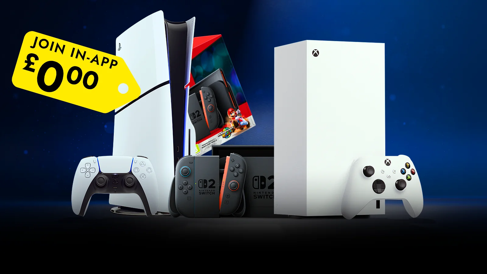  Free Games Consoles in App! Win 1 of 6 Switch 2's, PS5's And Xbox's