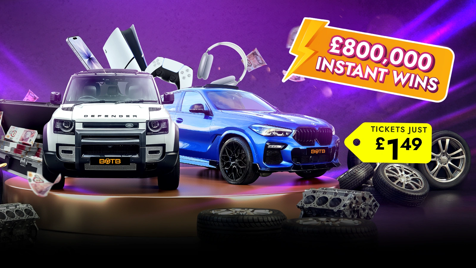   Mega Motors and Mega Money, yours for £1.49!