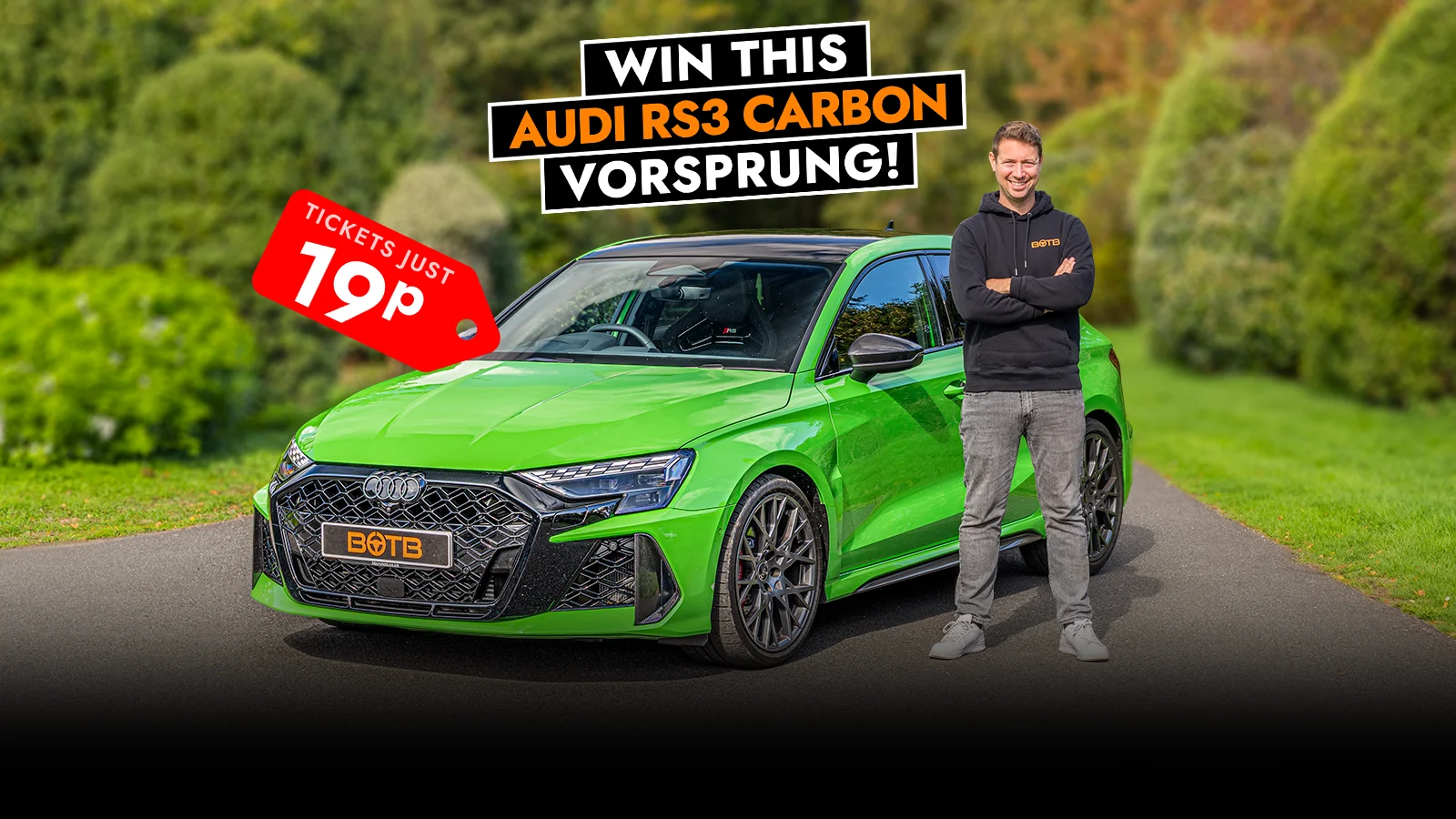   Just Dropped! Roaring RS3 Carbon Vorsprung - Bag Audi's flagship £67k hatchback for just 19p!