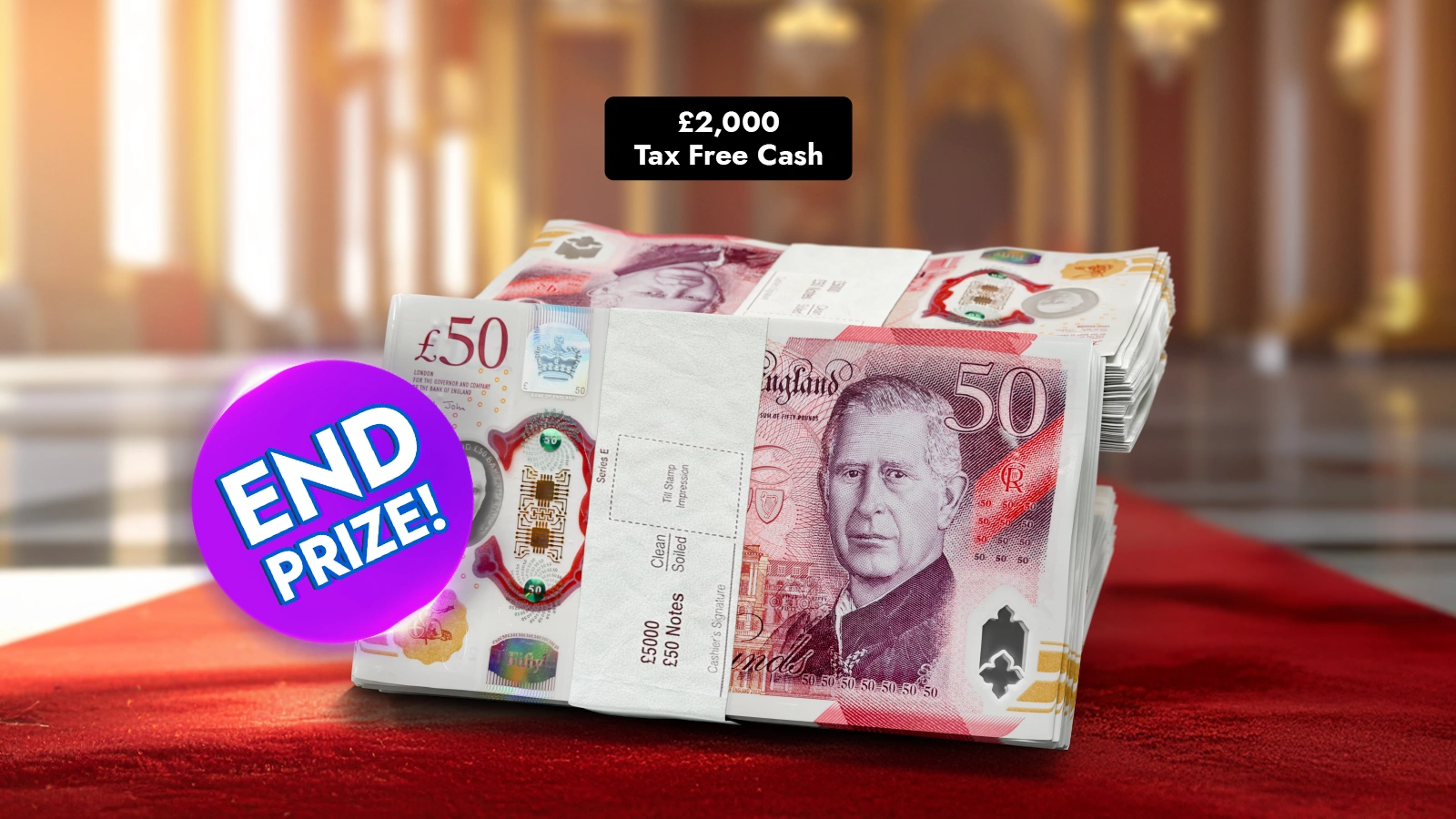   ENDS SOON – £500k Worth Of Instant Prizes Fit For Royalty!