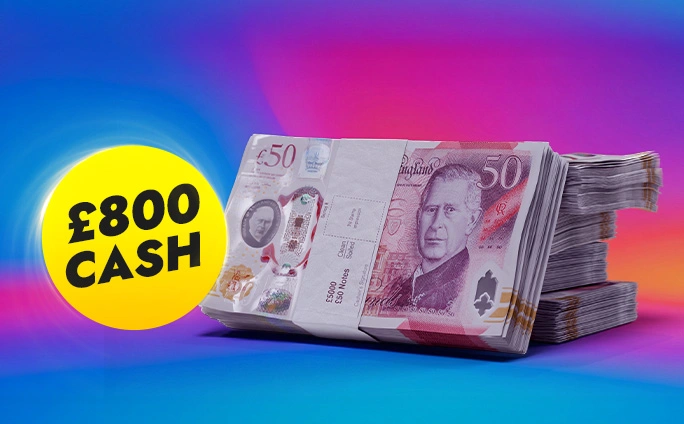 Win £800 Cash