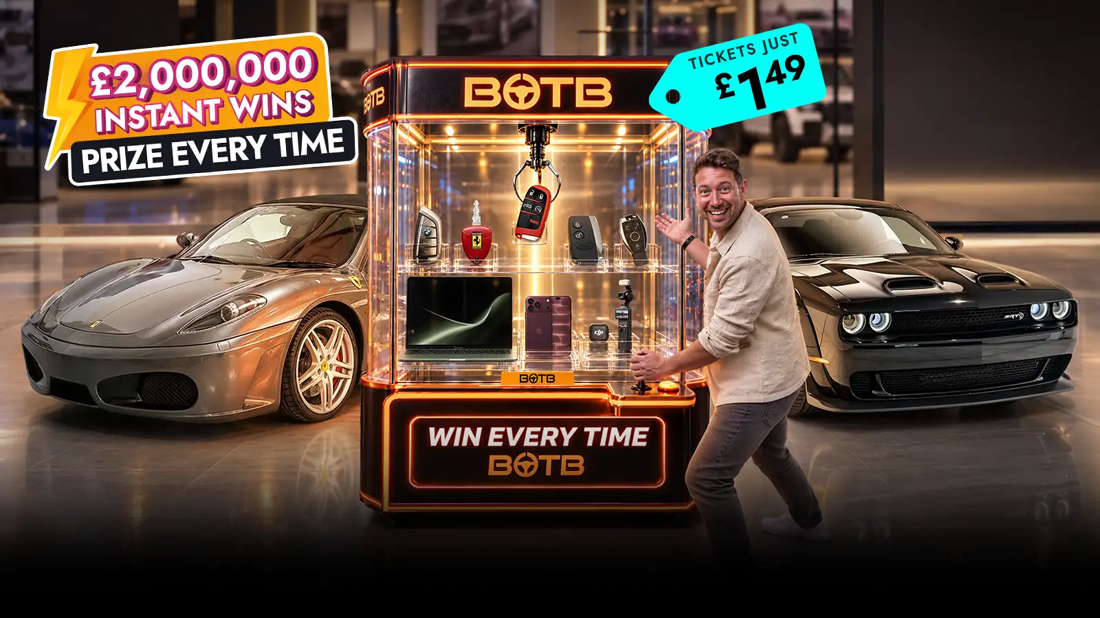  Every Ticket is a Winner! £2M+ in Prizes to be Claimed for £1.49!