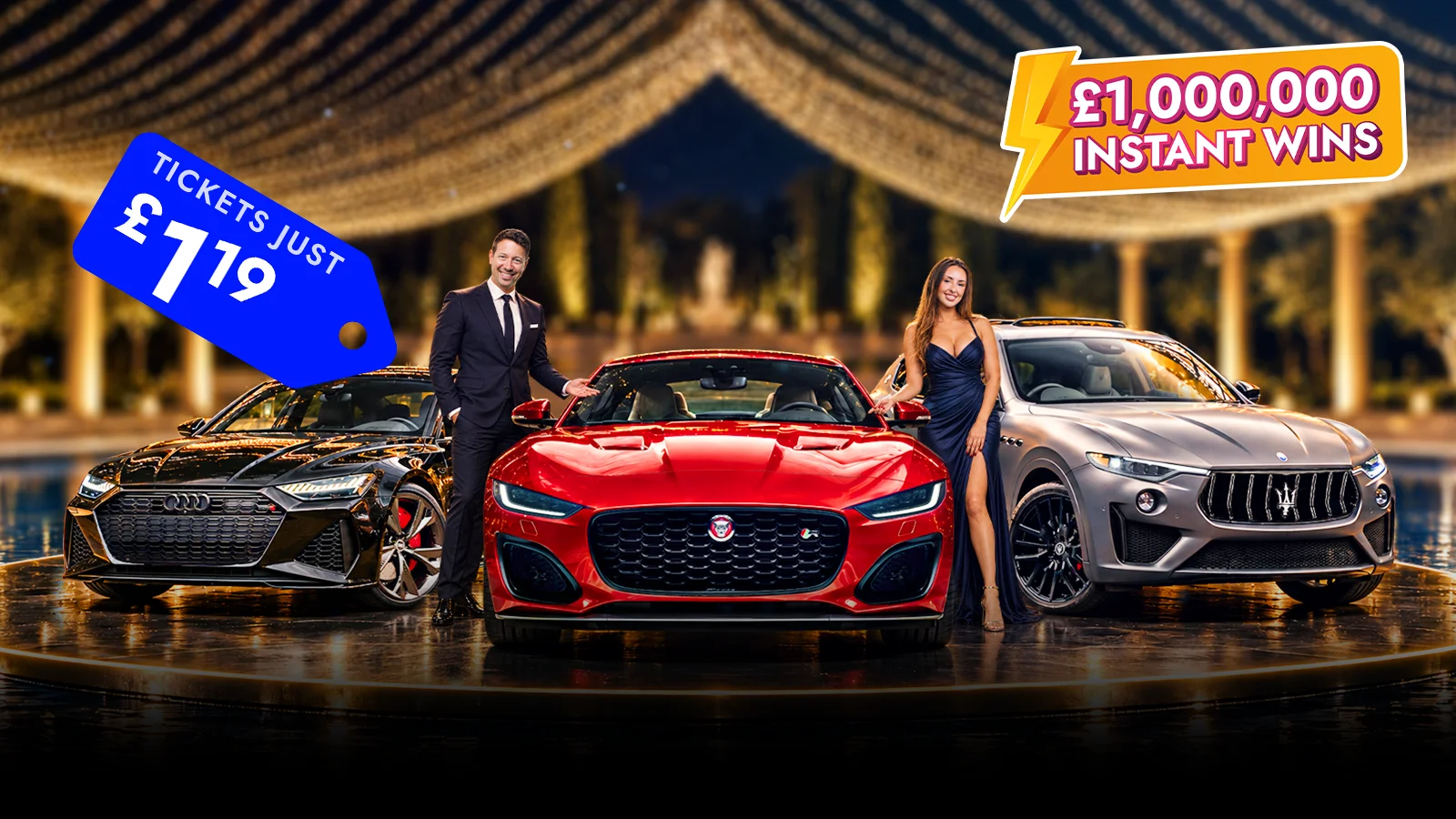  Just Launched! Welcome to the Night of a Million Prizes! £1M+ of Prizes for £1.19