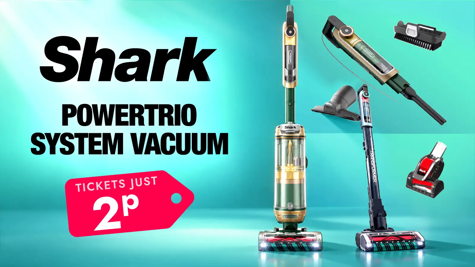   Win a Shark PowerTrio Upright Vacuum with Detect and Reveal 