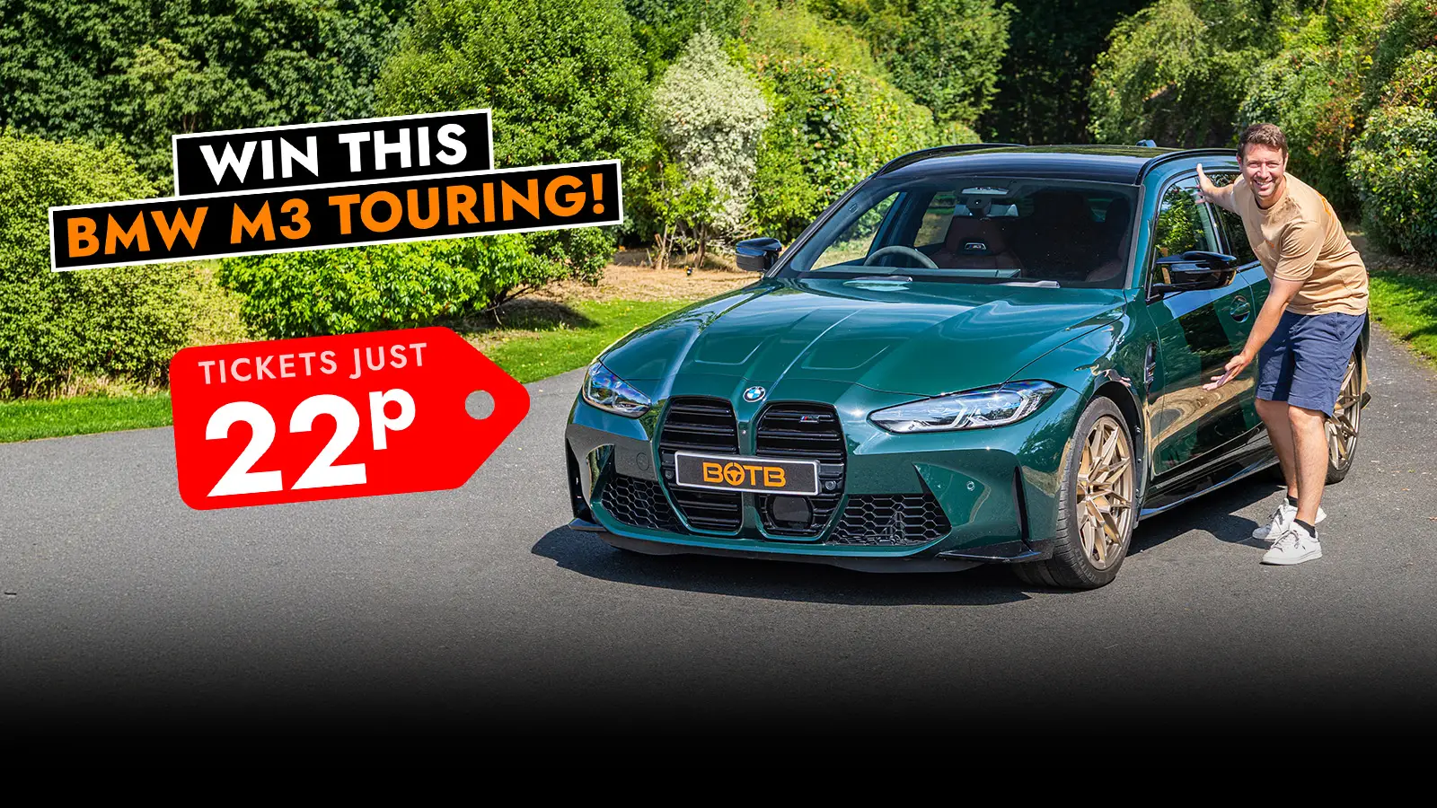   Just Dropped! Win This Top Gear Spec, 3.0L BMW M3 Touring For 22p