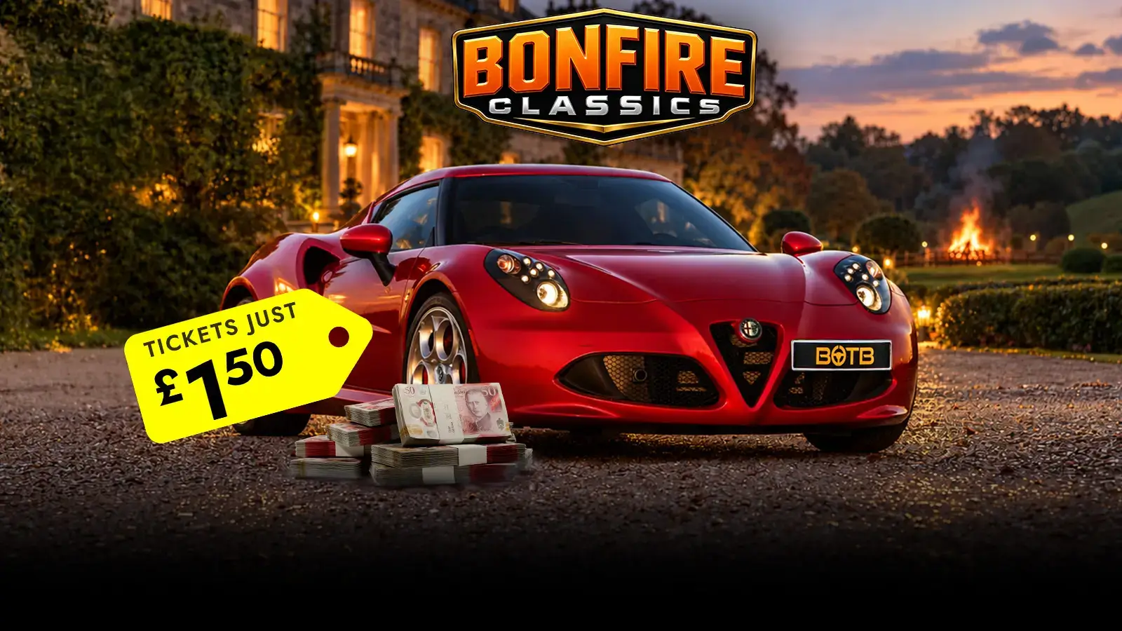  Alfa Romeo 4C Spider (Modern Classic) Plus Bonus £5k Cash