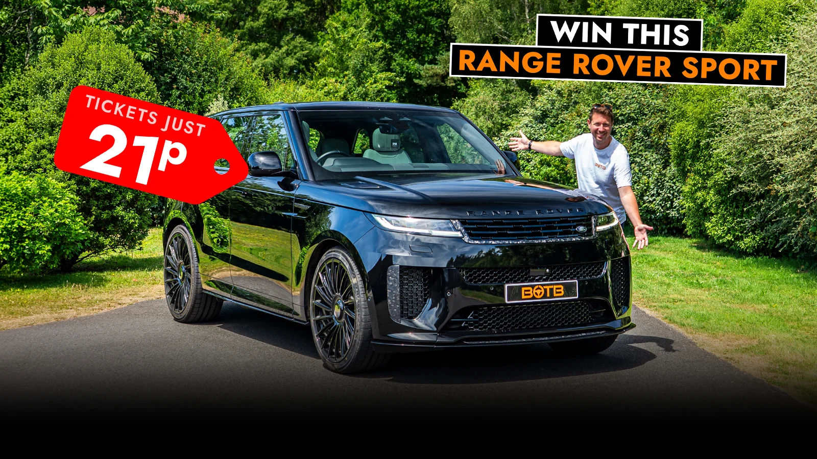   Fresh Drop... Born British, Built Brilliant - Win a Range Rover Sport for 21p!