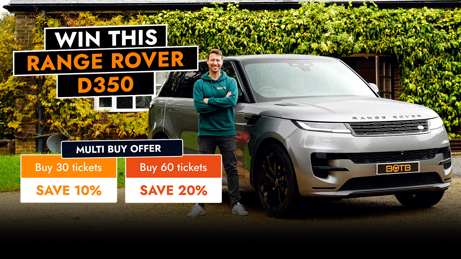 22p for An SUV King – Win This Range Rover Sport D350 Autobiography
