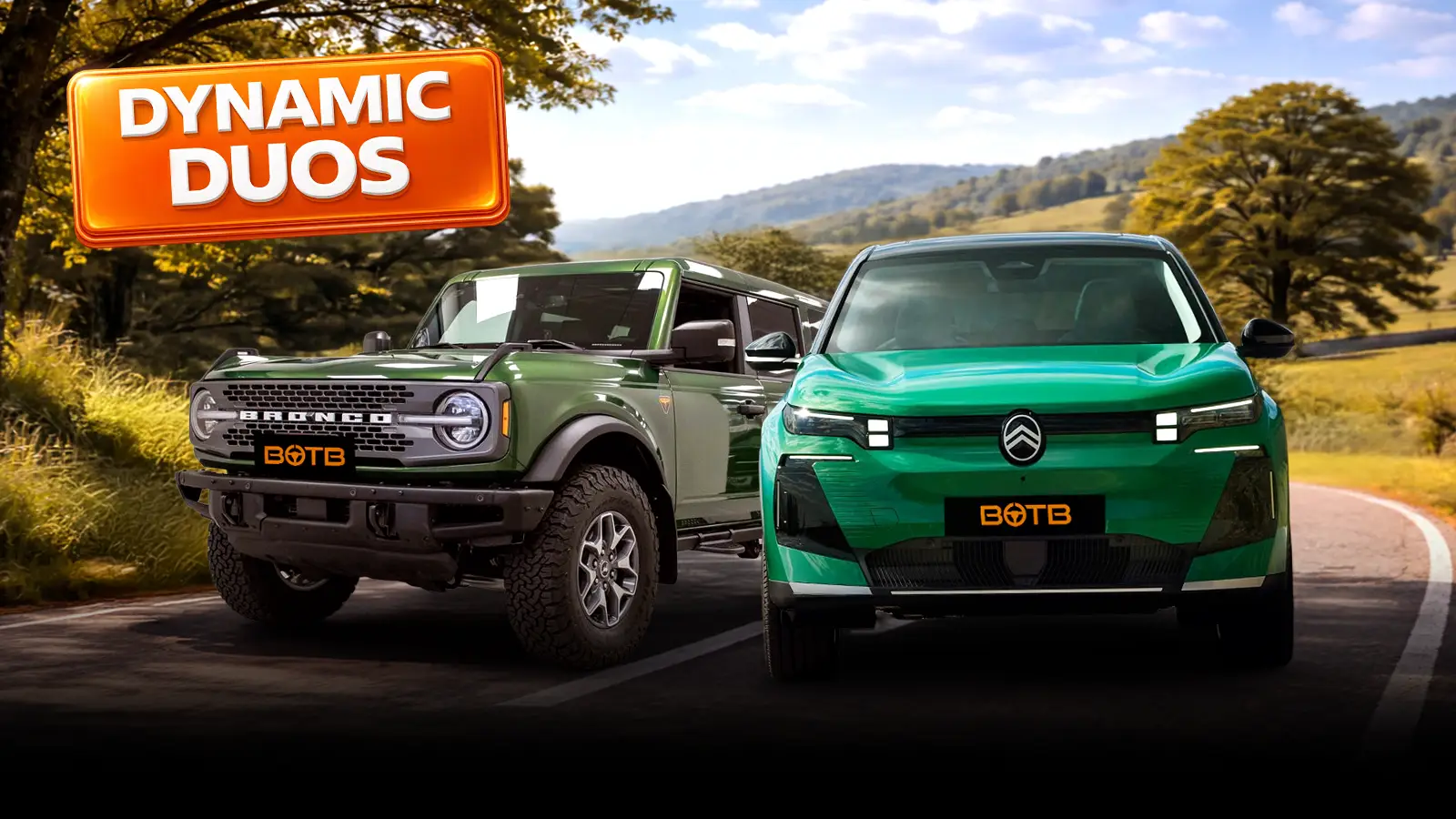   Citroen C5+ Ford Bronco: Dynamic Duos!