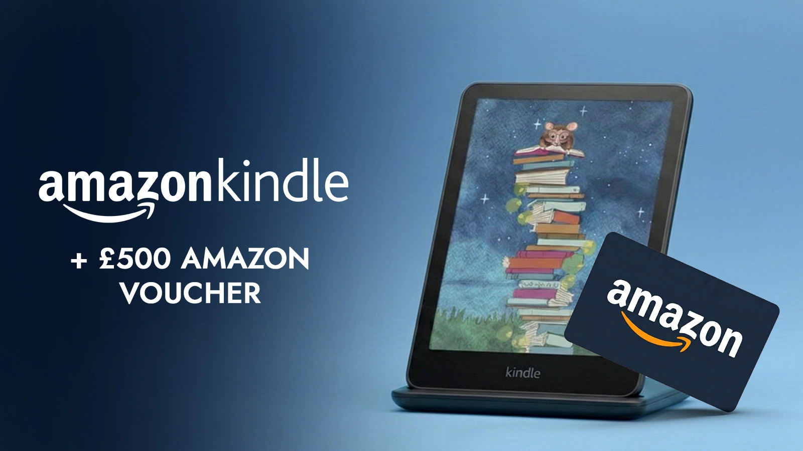   Win Kindle Scribe + £500 Amazon Voucher for only 29p!