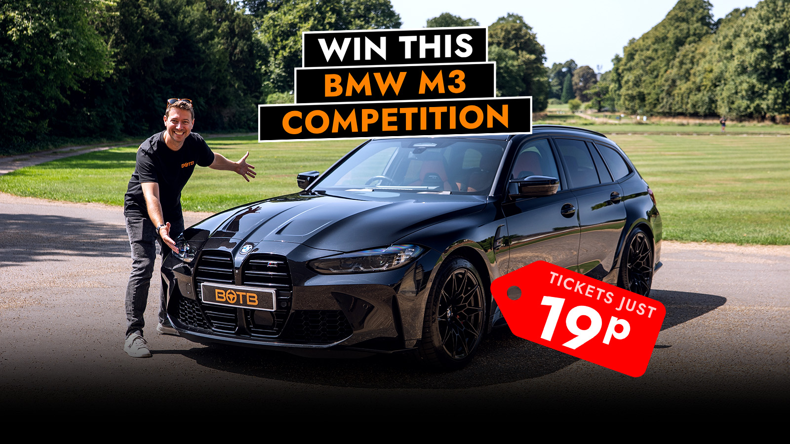 Bag this £75k BMW M3 Competition Touring M xDrive – only 19p!