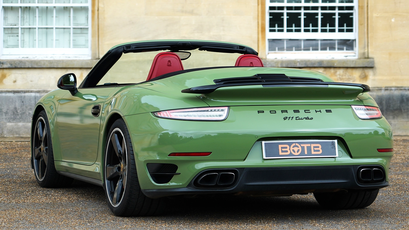   Marvel At This Stunning Battle Green Porsche 911 Turbo Worth £70k!