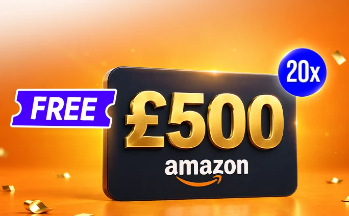 Win 20x £500 Amazon Vouchers