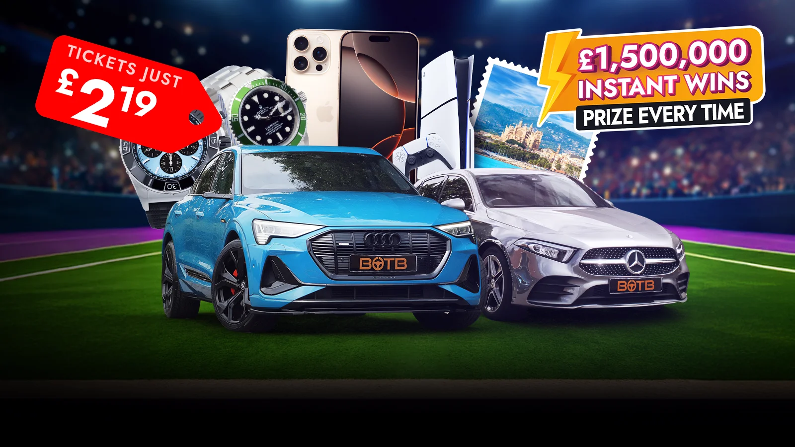 Game, Set, Match! Smash £1.5M+ Instant Wins – Prize Every Time!