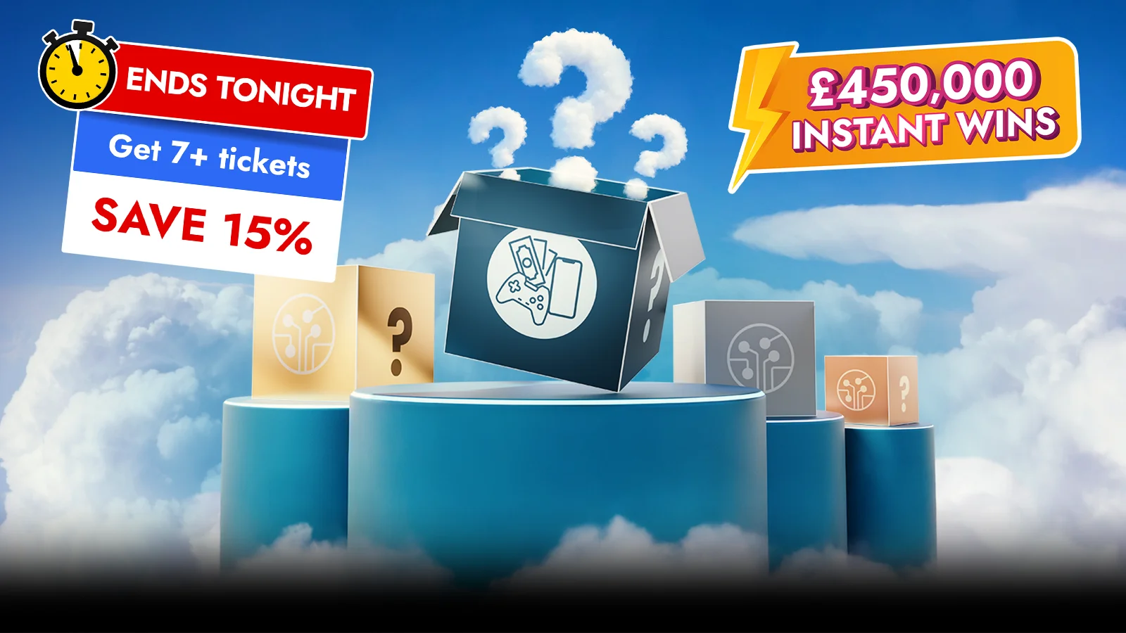   £450k Worth Of Mystery Prizes & Tech Ready For You To Find! Enter Now!