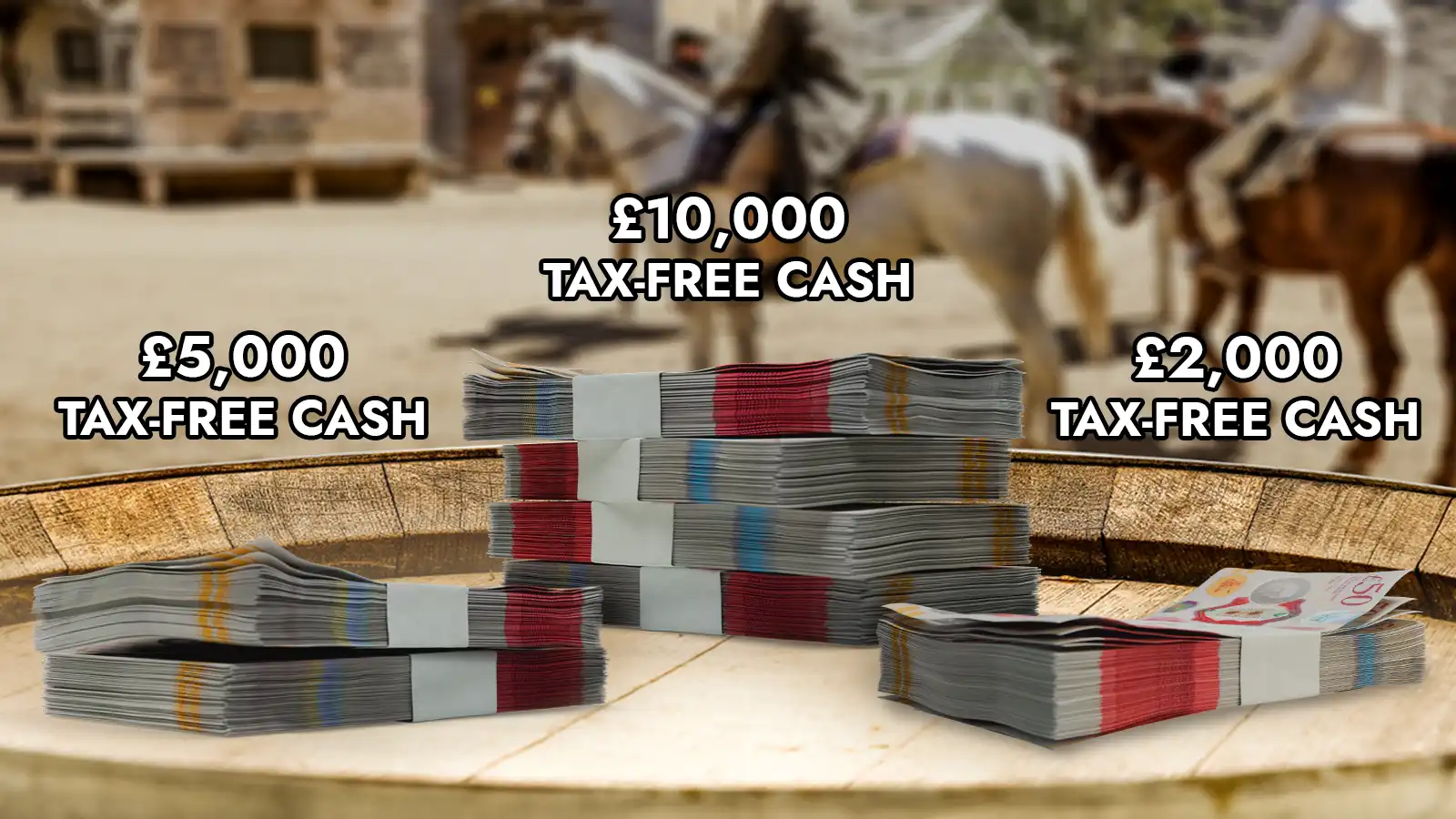 Ride into the Wild West for £1.1M Instant Rewards. Prize Every Time