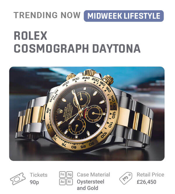 Rolex Cosmograph Daytona giveaway prize