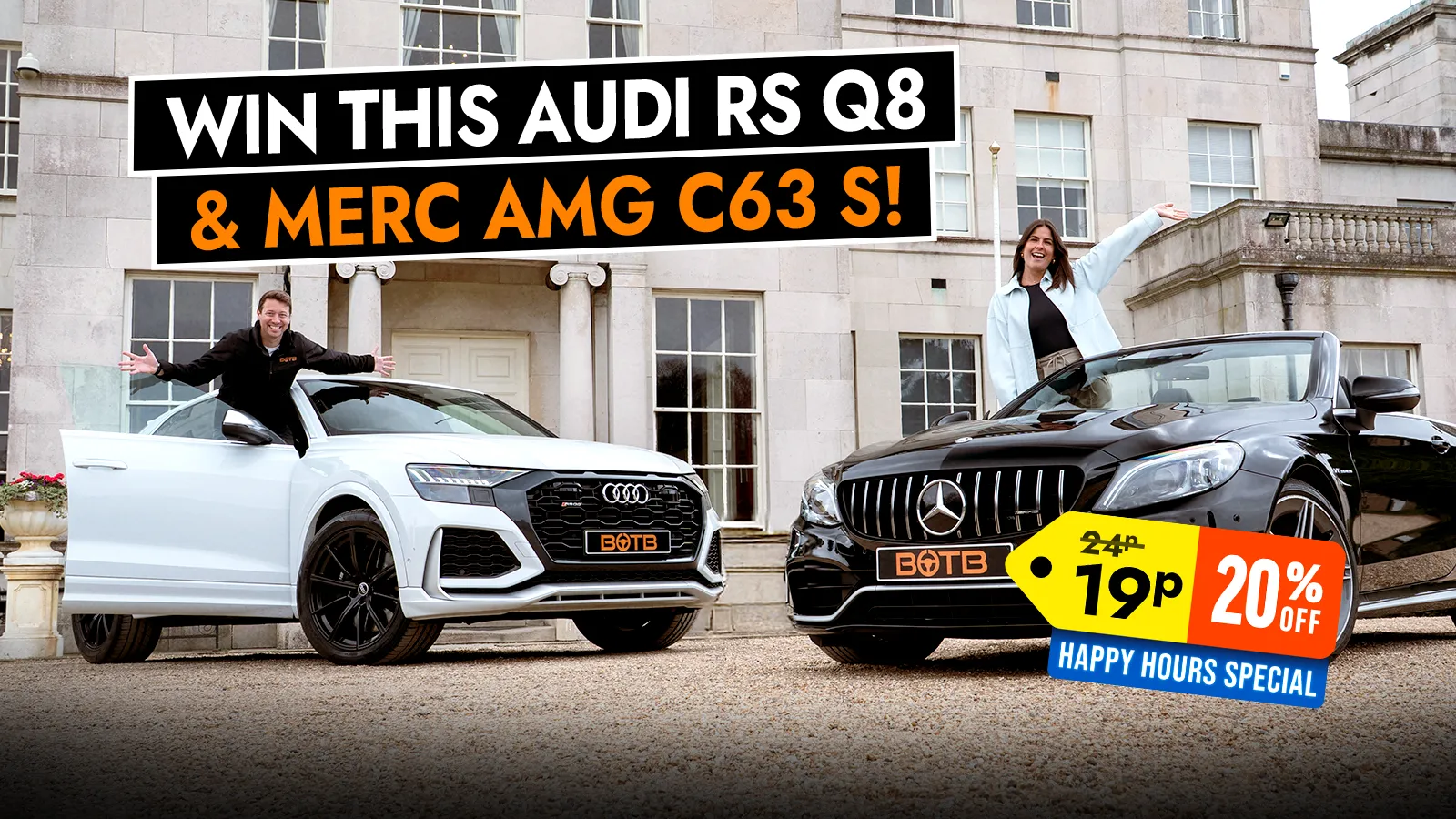   24p for this 592 BHP Audi RS Q8 + 503 BHP Mercedes-AMG C63S Double-Up!