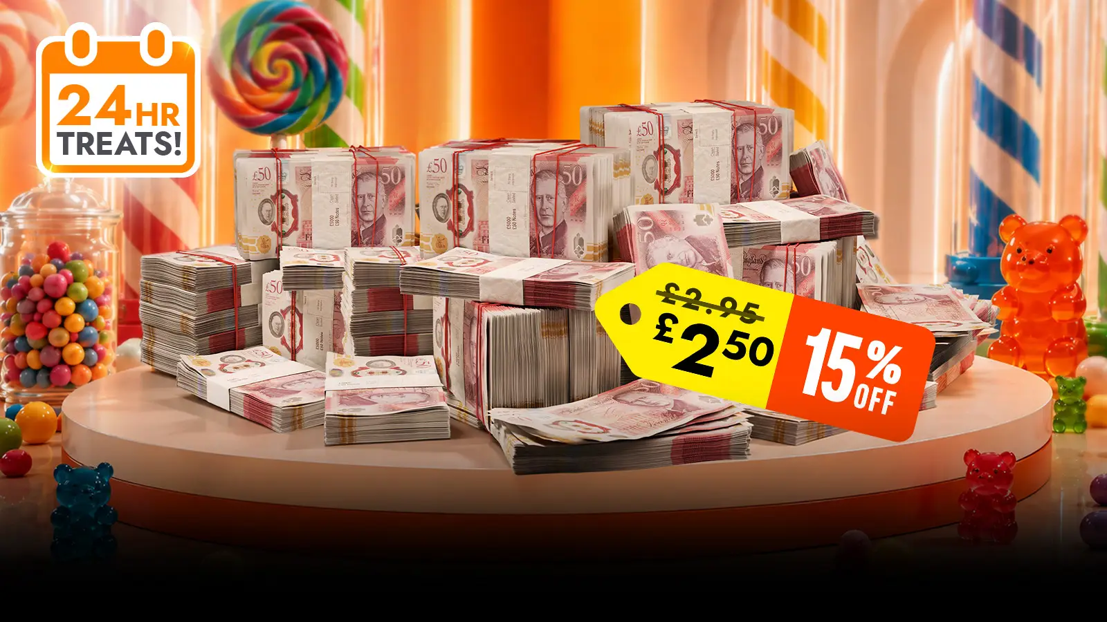  Cash Prize £100,000