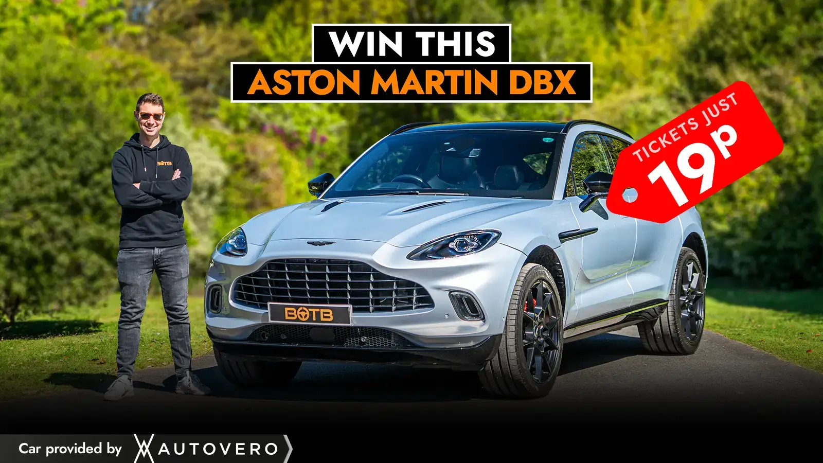   Ultimate SUV Experience – Win an Aston Martin DBX for 19p!