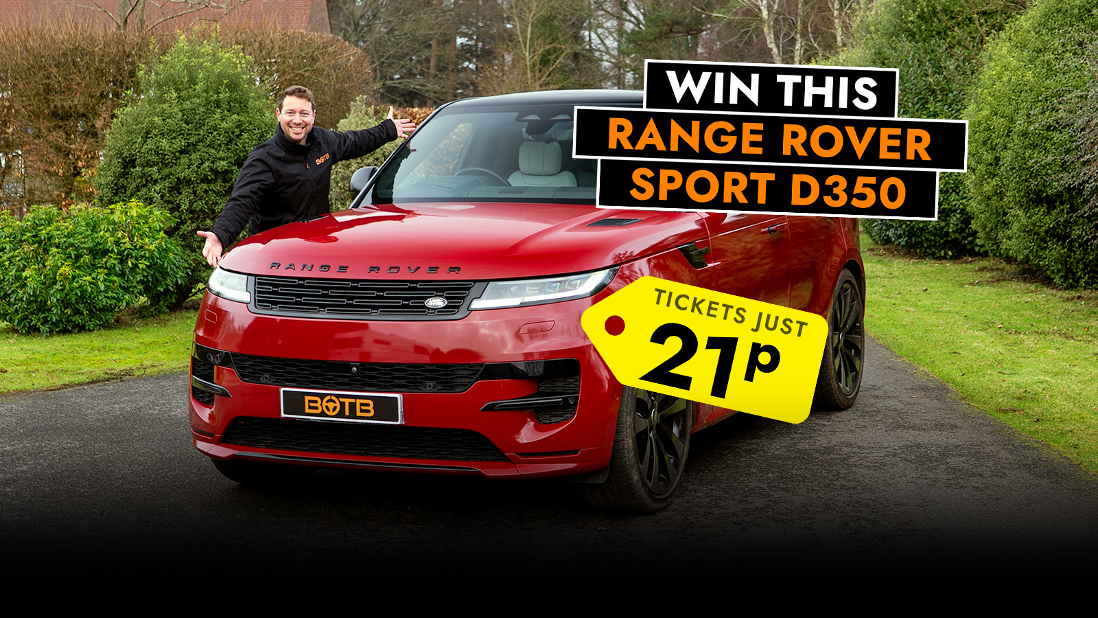  Win This Stunning Range Rover - £76k Of British Excellence For 21p