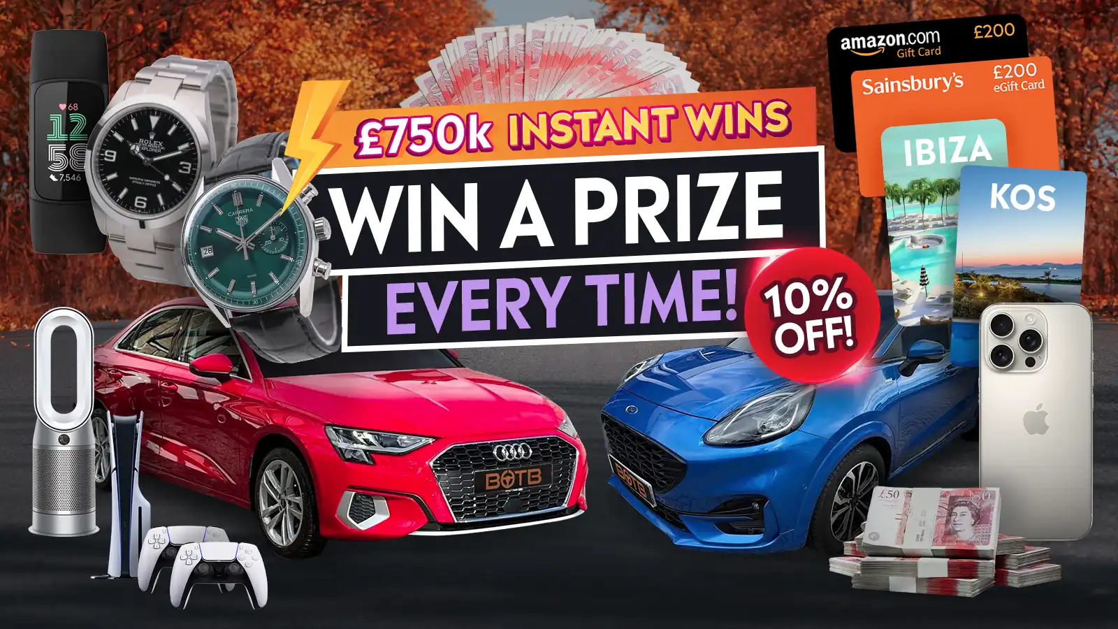   £750k Instant Wins – Something For Everyone!